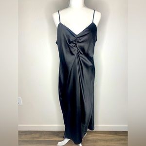 Nicole Miller Silky V-neck dress.